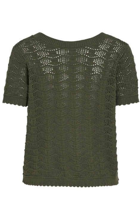 Vila vicoby v-neck s/s knit top
